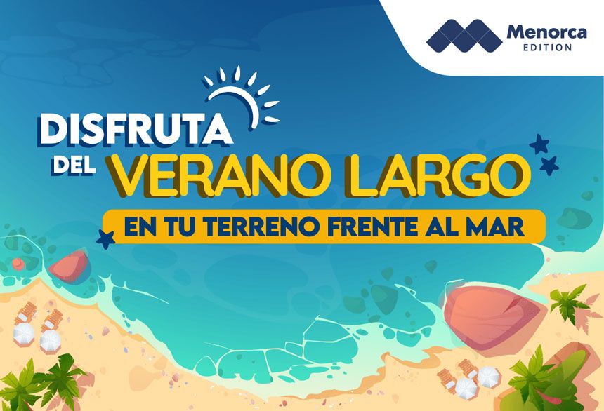 Disfruta del verano largo en tu terreno frente al mar